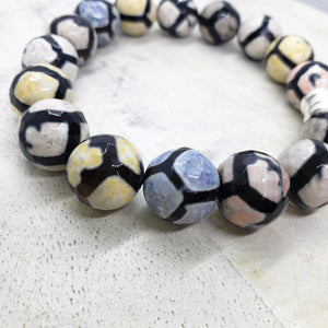 Agate Stretchy Bracelet (14mm)