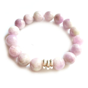 Kunzite Bracelet and Sage Set