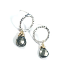 Load image into Gallery viewer, Mini Pyrite Stud Earrings