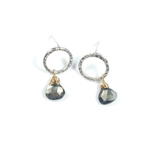 Load image into Gallery viewer, Mini Pyrite Stud Earrings