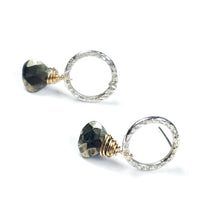 Load image into Gallery viewer, Mini Pyrite Stud Earrings