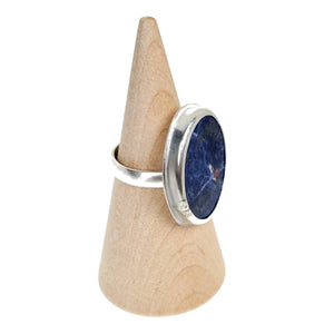 Sodalite Sterling Silver Ring