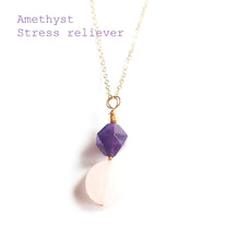 Load image into Gallery viewer, Potions of Spring Rose Quartz Necklace