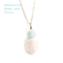 Load image into Gallery viewer, Potions of Spring Rose Quartz Necklace