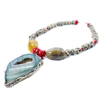 Load image into Gallery viewer, Treasure hunting, Agate and Jasper Necklace