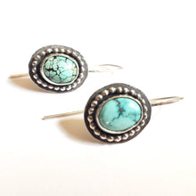 Load image into Gallery viewer, PROTECTIVE PARTNER: Turquoise drop earrings