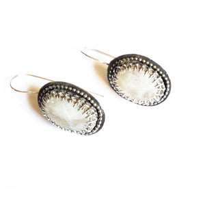 TICKLE YOUR HEART: Moonstone drop earrings