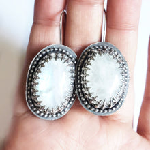 Load image into Gallery viewer, TICKLE YOUR HEART: Moonstone drop earrings