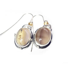 Load image into Gallery viewer, BEFORE DAWN-3 : Dendritic Agate Earrings