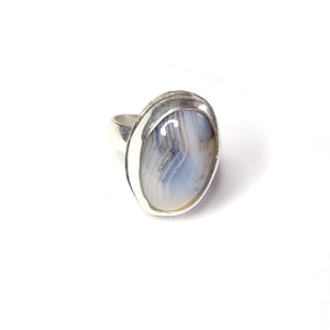 WISPER OF STARS-2 : Dendritic Agate Ring