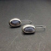 Load image into Gallery viewer, FRAGMENT OF FOREST : Botswana agate silver earrings