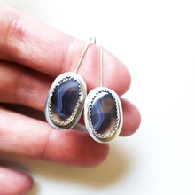 Load image into Gallery viewer, FRAGMENT OF FOREST : Botswana agate silver earrings