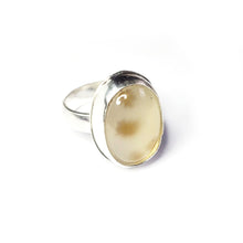 Load image into Gallery viewer, WISPER OF STARS-1 : Dendritic Agate Ring