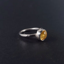 Load image into Gallery viewer, HIGHER HIGHER : Citrine Silver Ring,  Ring size 6.5 Happiness, Joy, Wealth