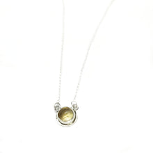 Load image into Gallery viewer, VISION : Citrine Silver Necklace,  Happiness, Joy, Wealth