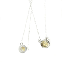 Load image into Gallery viewer, VISION : Citrine Silver Necklace,  Happiness, Joy, Wealth