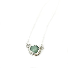 Load image into Gallery viewer, TRUST ME : Chrysoprase Silver Necklace,  Love, Healing, Joy