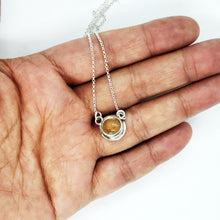 Load image into Gallery viewer, VISION : Citrine Silver Necklace,  Happiness, Joy, Wealth