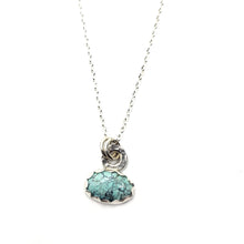 Load image into Gallery viewer, MOOD CHANGER: Turquoise and silver necklace,