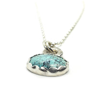 Load image into Gallery viewer, MOOD CHANGER: Turquoise and silver necklace,