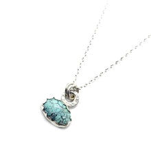 Load image into Gallery viewer, MOOD CHANGER: Turquoise and silver necklace,