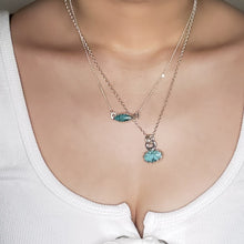 Load image into Gallery viewer, MOOD CHANGER: Turquoise and silver necklace,