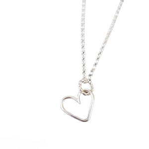 Sterling Silver Heart Necklace