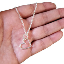 Load image into Gallery viewer, Sterling Silver Heart Necklace