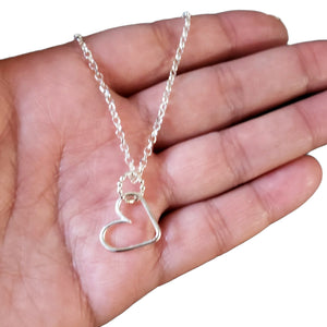 Sterling Silver Heart Necklace