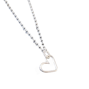 Sterling Silver Heart Necklace