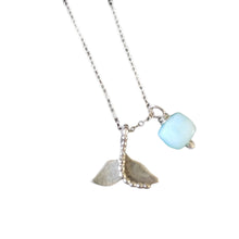 Load image into Gallery viewer, Mermaid Necklace with Opal Charm