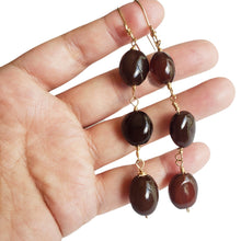 Load image into Gallery viewer, Chalcedony drop earrings