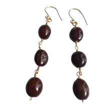 Load image into Gallery viewer, Chalcedony drop earrings