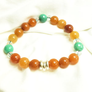 Orange aventurine bracelet