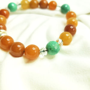 Orange aventurine bracelet