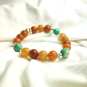 Orange aventurine bracelet