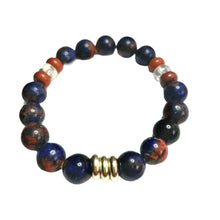 Load image into Gallery viewer, Jade and Red jasper bracelet