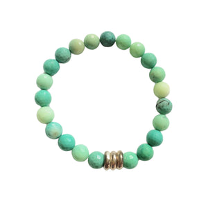 Chrysoprase bracelet