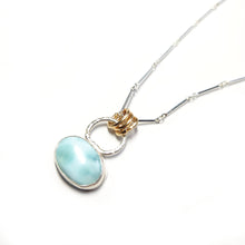 Load image into Gallery viewer, K-Rulez Gem Candy, Larimar necklace