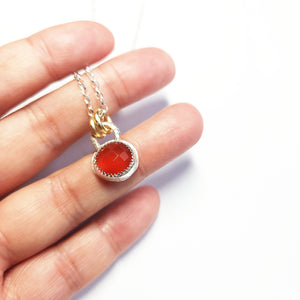 K-Rulez Gem Candy, Carnelian necklace