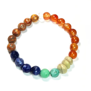 Mix gemstone bracelet, Meditation Bracelet,  Gemstone Jewelry #7