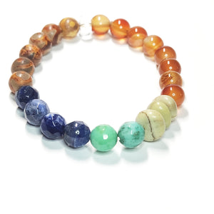 Mix gemstone bracelet, Meditation Bracelet,  Gemstone Jewelry #7