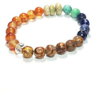 Mix gemstone bracelet, Meditation Bracelet,  Gemstone Jewelry #7