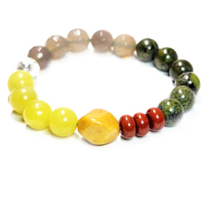 Mix gemstone bracelet,  Gemstone Jewelry, #10