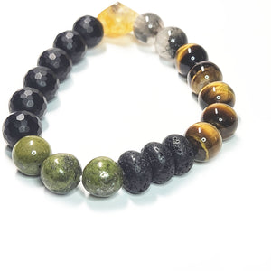 Mix gemstone bracelet,  Gemstone Jewelry, #11