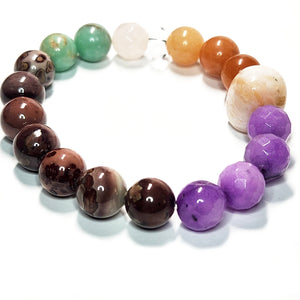 Mix gemstone bracelet,  Gemstone Jewelry, #13