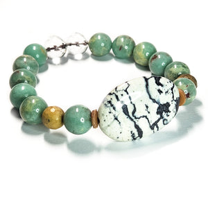 Mix gemstone bracelet,   Gemstone Jewelry #15