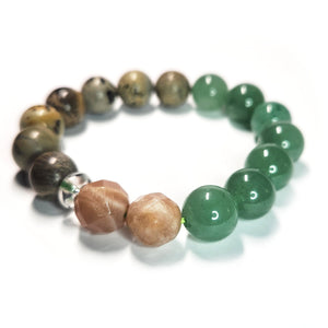 Mix gemstone bracelet, Aventurine Bracelet, Gemstone Jewelry #18