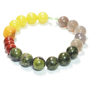 Mix gemstone bracelet,  Gemstone Jewelry, #10