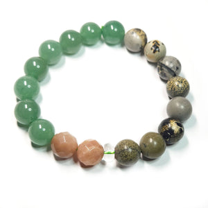 Mix gemstone bracelet, Aventurine Bracelet, Gemstone Jewelry #18